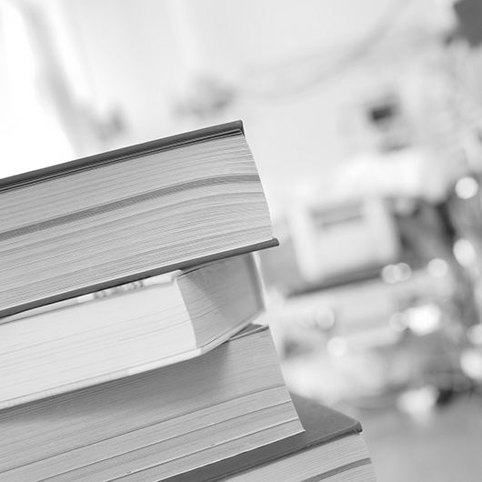 medical books in hospital